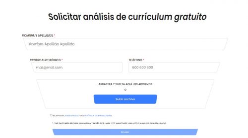 Revisión de Currículum Vitae Profesional - Tu CV puntuado por expertos